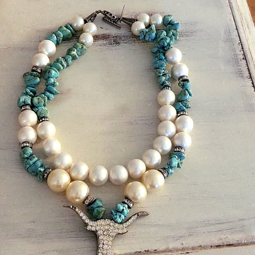 Beautiful handmade Texas necklace